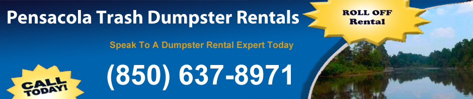 dumpster rental Pensacola logo